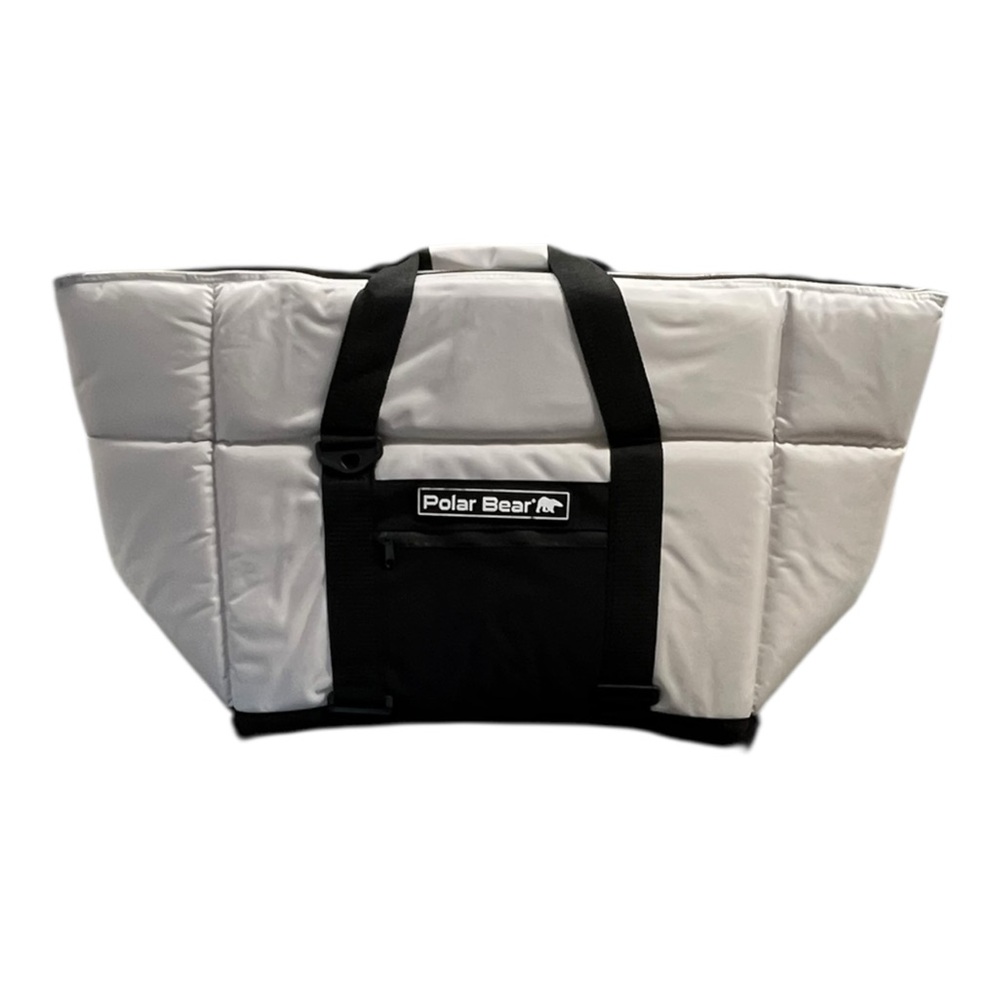 Polar Bear 48 Pack Original Nylon Soft Cooler Silver
